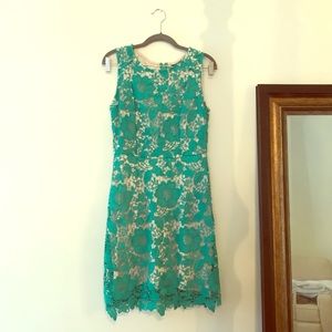 Crochet lace sheath dress